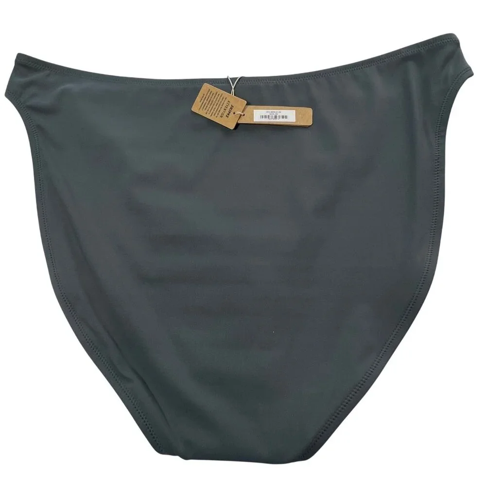SKIMS Shaping Swim Dipped Bikini Bottom Lot of 2 Marble‎ Gunmetal 3X